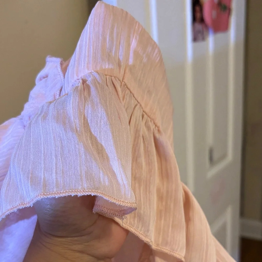 Wild Fable Pink Ruffle Mini Dress - Picture 3 of 3